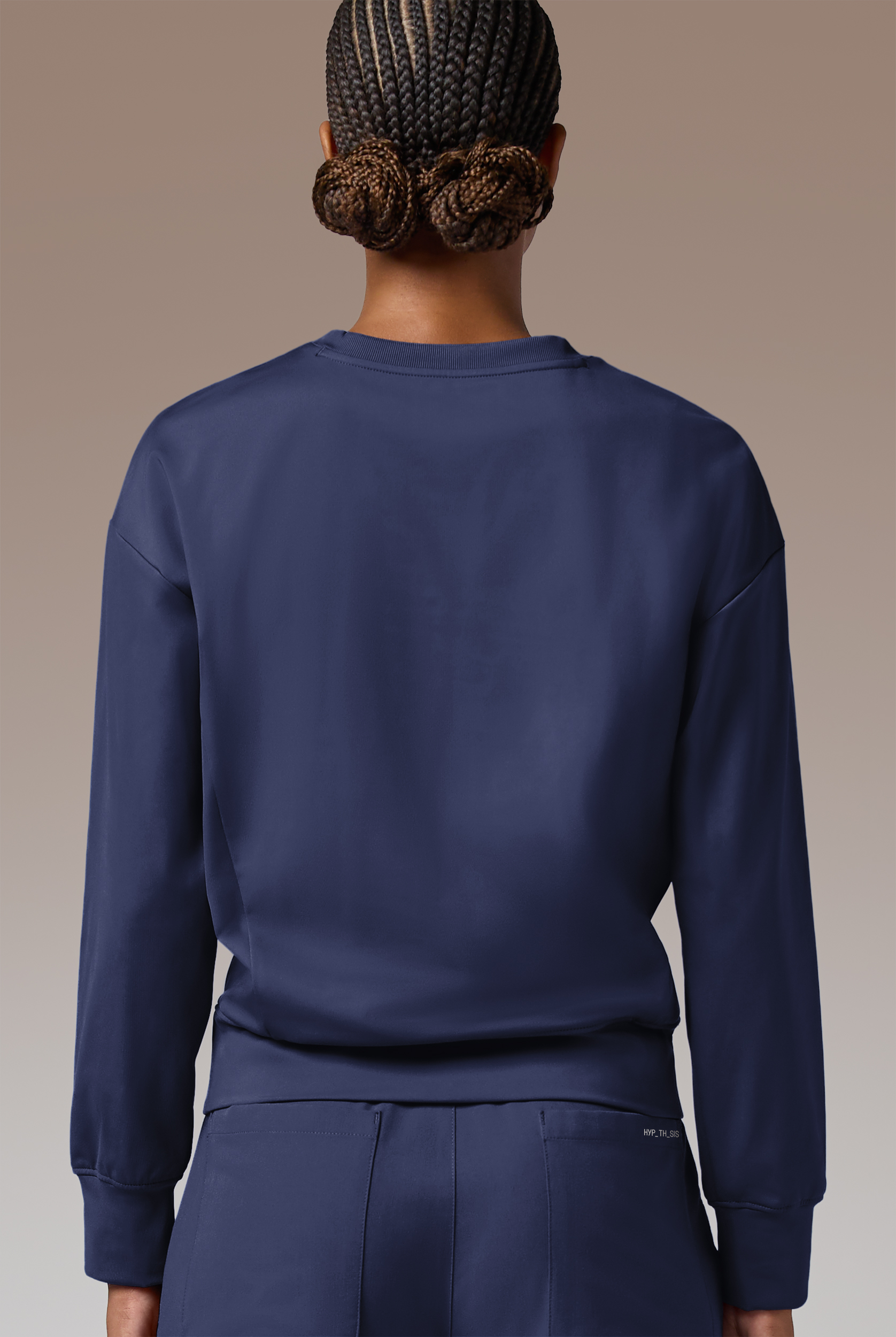 Hypothesis Omni Base Women's Knit Crew Neck Scrub Pullover